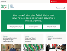 Tablet Screenshot of maszglos.pl